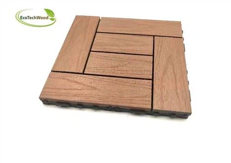 Easy Installation DIY Interlocking WPC Deck Tile