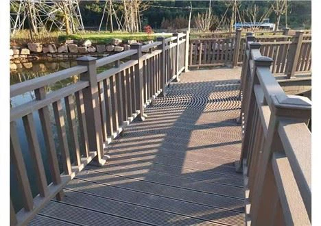 Outdoor Home and Garden Patio Easy Installation WPC Railing