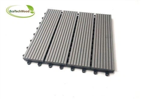 Waterproof Wood Plastic Composite Deck Tile
