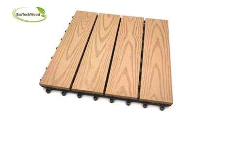Wear-resistance Low Maintenance WPC Composite DeckTile