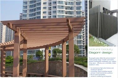Wpc Pergola Garden Gazebos Kunhong Factory Manufacture Various Small Garden Pavilion Wpc Water